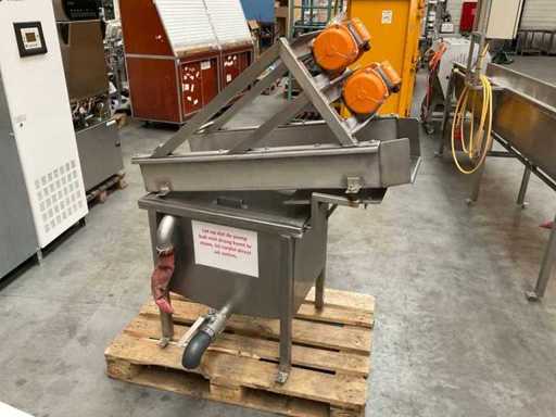 Lavandino in acciaio inox per la lavaggio