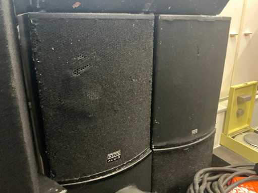 Haut-parleur DAP Audio CX -15 (4x) et haut-parleur DAP BA-200