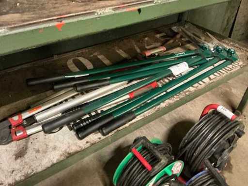 Différentes cisailles à taille (7 fois)