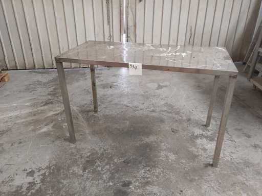 Stainless steel workshop work table