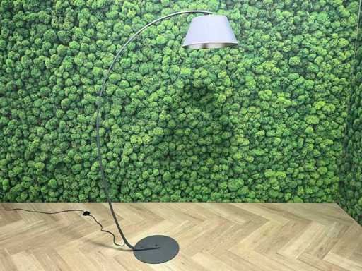 lampadaire sur pied avec abat-jour en tissu Ø41
