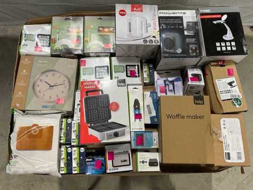 Marchandises de retour de palettes