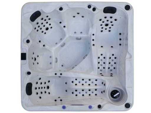 Mawialux 5-osobowe spa na zewnątrz z balboa i WiFi (pełne opcji i 140 dysz do masażu) – wybór 3 kolorów wanny