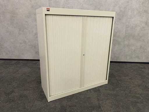 Emmein - halfhoge stalen roldeurkast grijs