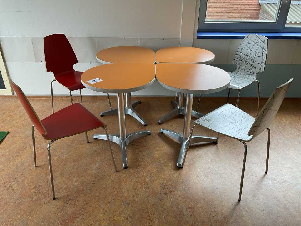 Canteen tables and chairs
