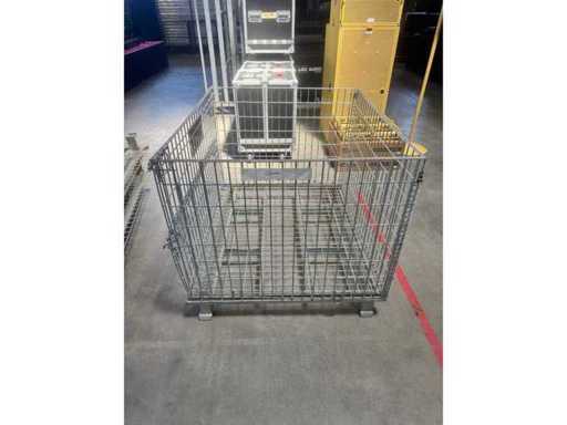 METAL STORAGE CAGES/ GITTERBOX - SET OF 3 