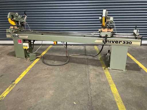 Pertici - Univer 330IP - Scie à onglets double