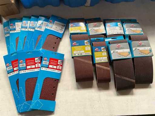 Papier de verre multipacks Leman Divers (23x)