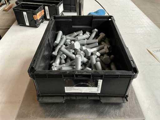 Boulon hexagonal Würth 20,72 kg M20x90 dans boîte empilable