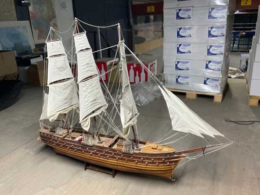 Klassische Segelboot-Miniatur