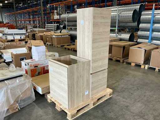 Kivu Badkamerkast met kolomkast