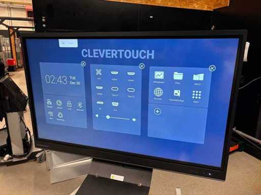 Clevertouch Impact Plus, écran tactile interactif 2020, 55"