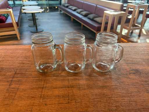 Lot of drinking glasses "Jar"