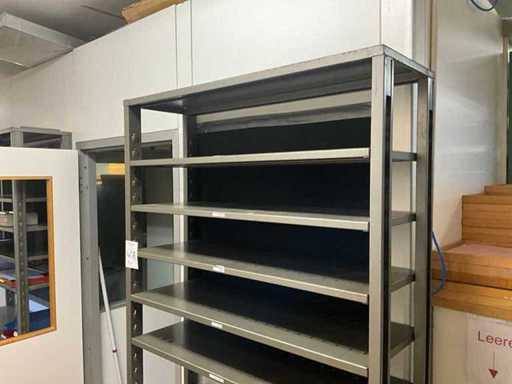 Regal Metall ohne Inhalt (2x)