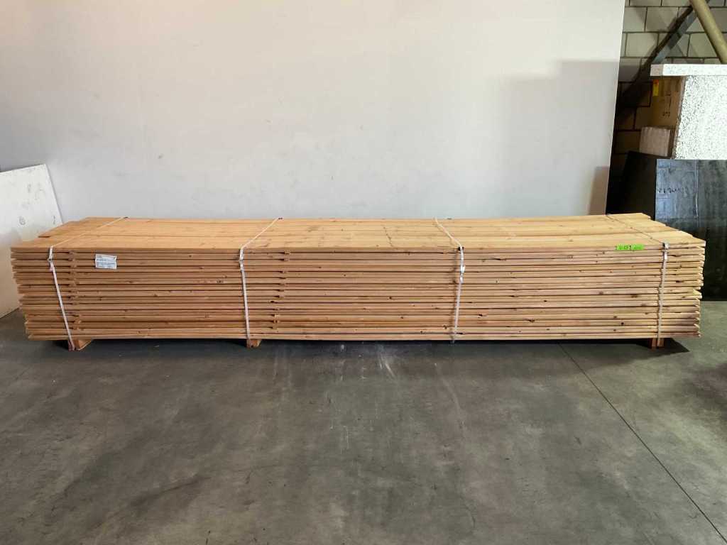 Astereala din lemn clasa rosie 500x19.5x1.8 cm (50x)