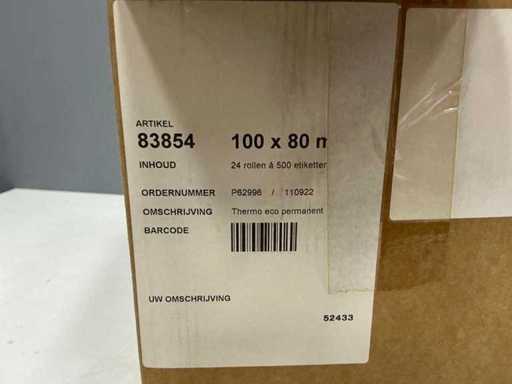 Blanco - Label Stickers 102x150/100x80 mm (23x)