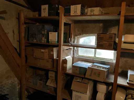 Lotto di oggetti in vetro