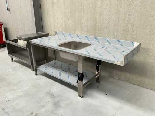 Évier en acier inoxydable