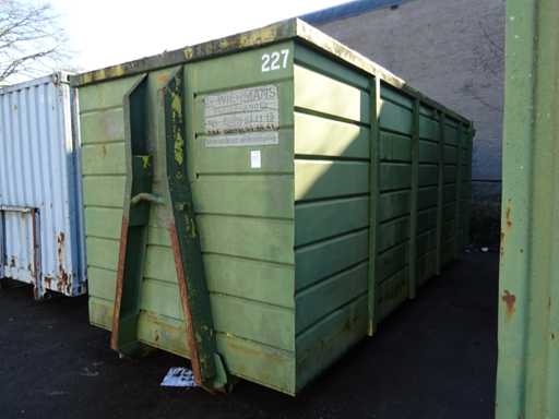 Conteneur fermé à crochet