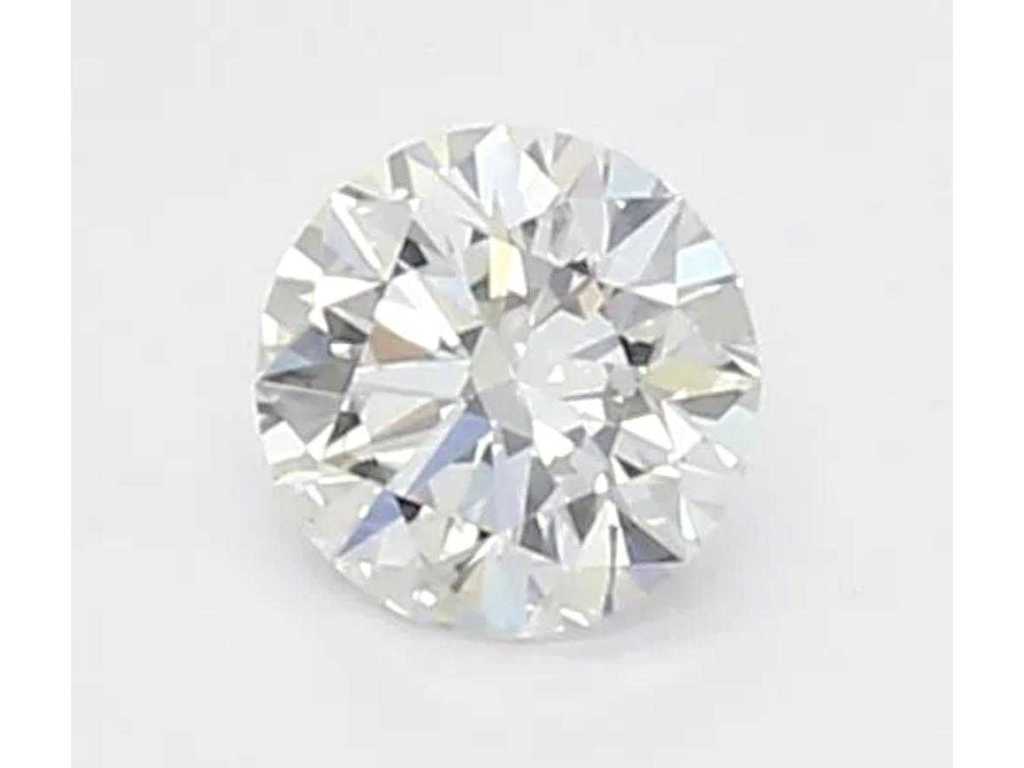 Diamant - 0.51 karaat briljant diamant (gecertificeerd)