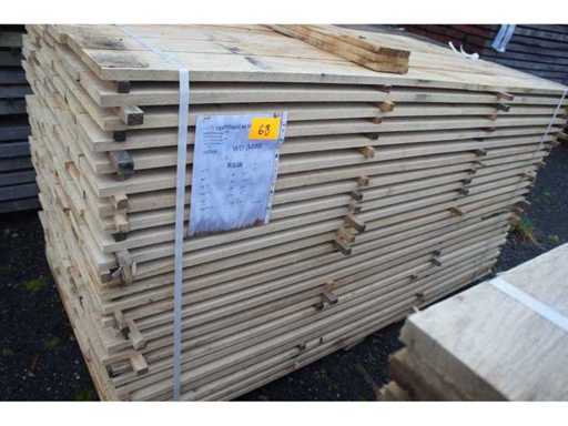 1,26 m³ Eiken planken 22mm