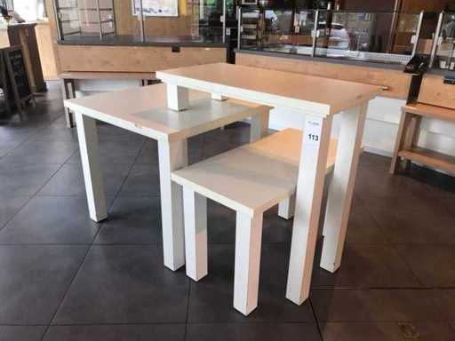 Presentation tables (3x)