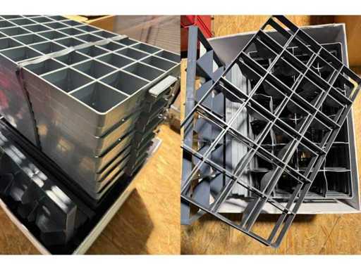 Assortiment de compartiments pour conteneurs de transport (45x)