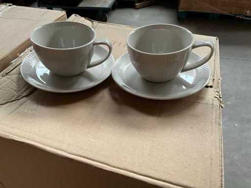 Set de cupe și farfurioare Fair Trade "Porțelan Royal" (94x)