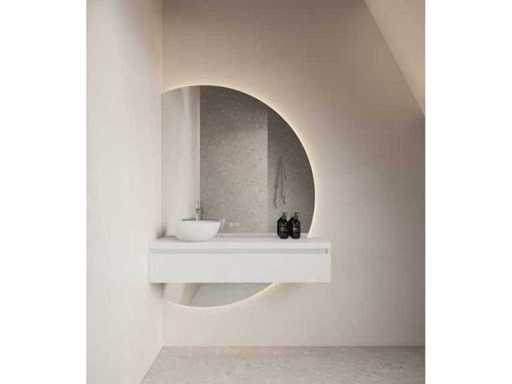 Von Andelberg Calypso Halbspiegel mit Beleuchtung (80x185 cm)