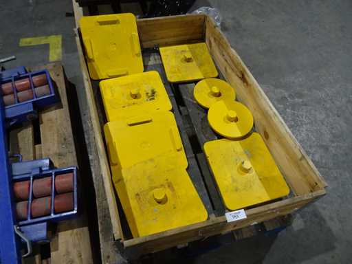 Placa de balancines (8x)