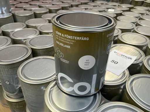 Col.r White 1000 ml peinture extérieure (216x)