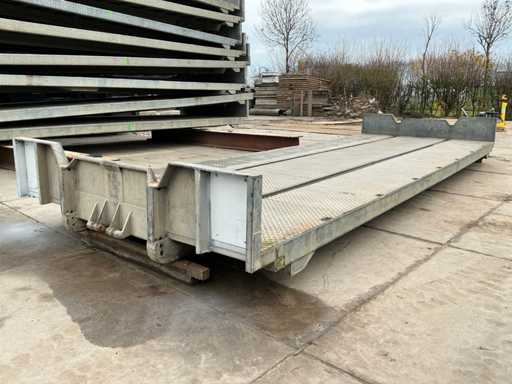 VDL Cable system flat rack / plateau container