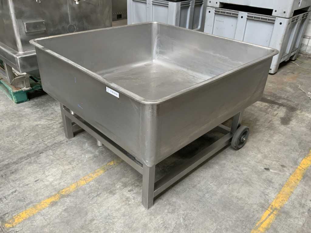Stainless steel mobile drip tray