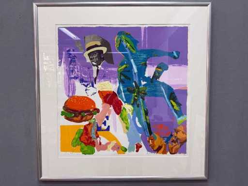 Serigrafia - Carlos Blaaker - Burger King - 69/90