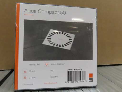 Easydrain – Aqua Compact 50 – Duschabfluss (20x)