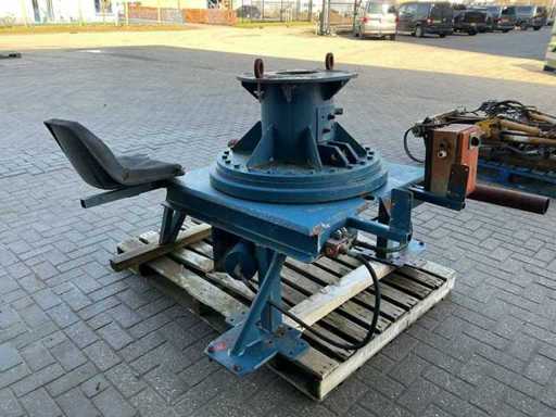 Plaque tournante de carrosserie de grue tracteur