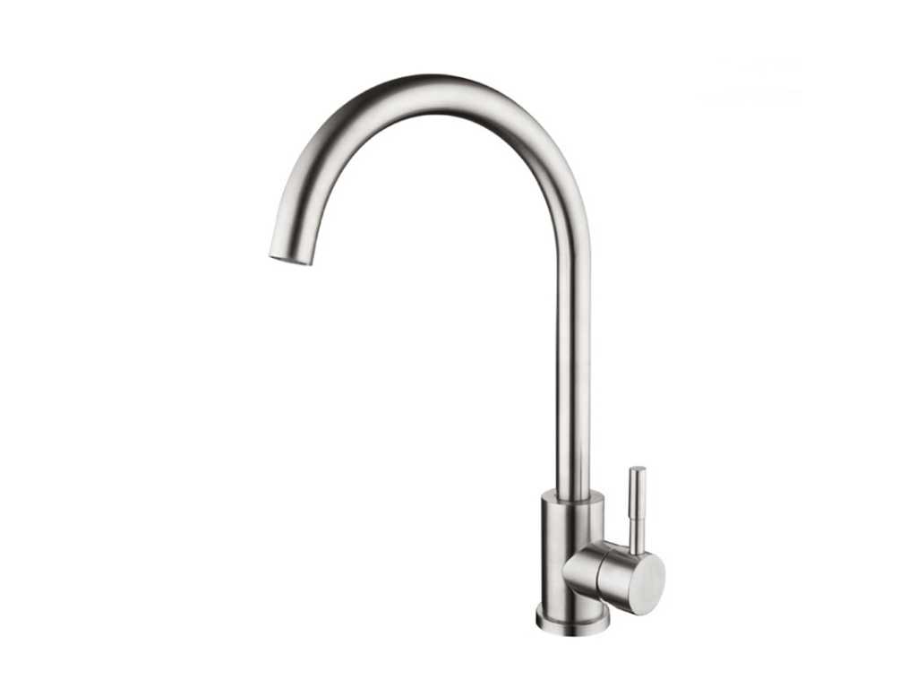 Kitchen faucet - Salix - Brushed stainless steel
