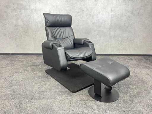 verstelbare relaxfauteuil met voetenbank - ongebruikt