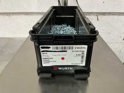 Würth 6.57 kg Screw 4.2 x 22 in stackable bin