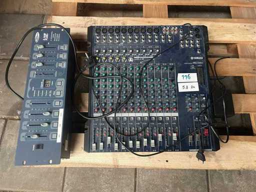 Yamaha, Showtec - amplitunery i wzmacniacze (2x)