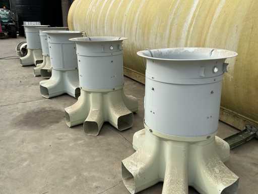 Ventilators stal circulatie (5x)