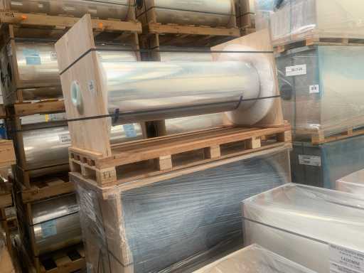 Rouleau de palette 50 microns film transparent (2x)