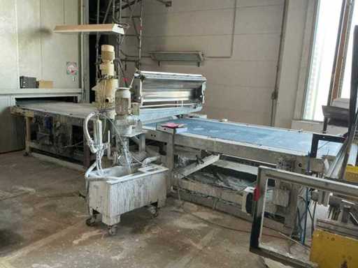 1990 BÜRKLE LZA2 1400 Lackgießmaschine