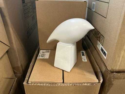 Lot Coco Maison Birdy Figurine H16cm white (43x)