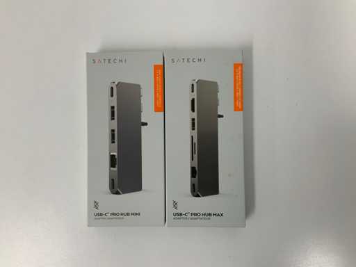Satechi - USB-C Pro Hub Mini + USB-C Pro Hub Max