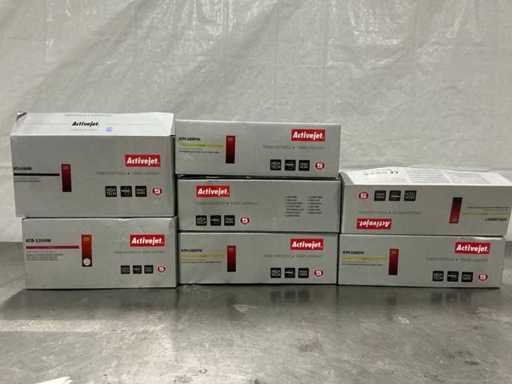 Différentes cartouches d’encre Activejet (7x)