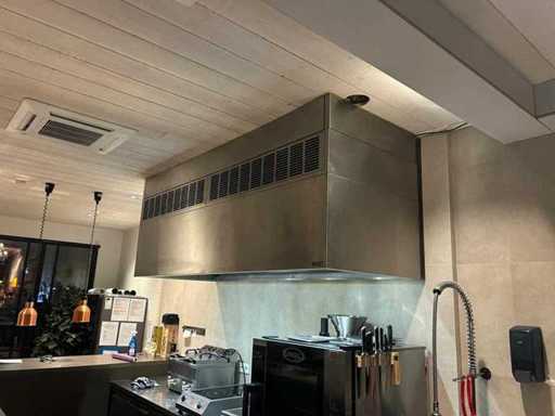 Must - Oțel inoxidabil - Hotă de extragere 2500x900x750 mm