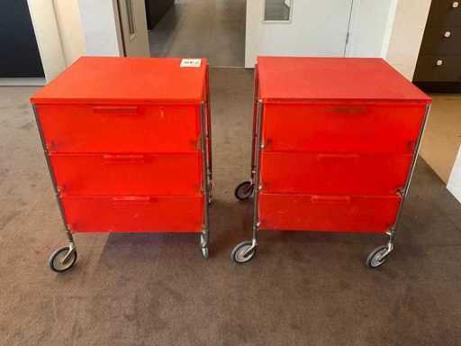 Kartell Mobil Chest of Drawers (2x)