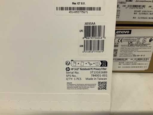 HP 14”0 Notebook privacyfilters (17x)