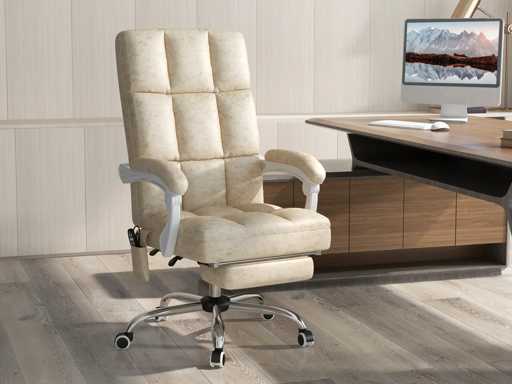 Bureaustoel met massage- en verwarmingsfunctie